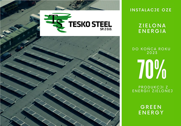 Zielona energia w Tesko Steel